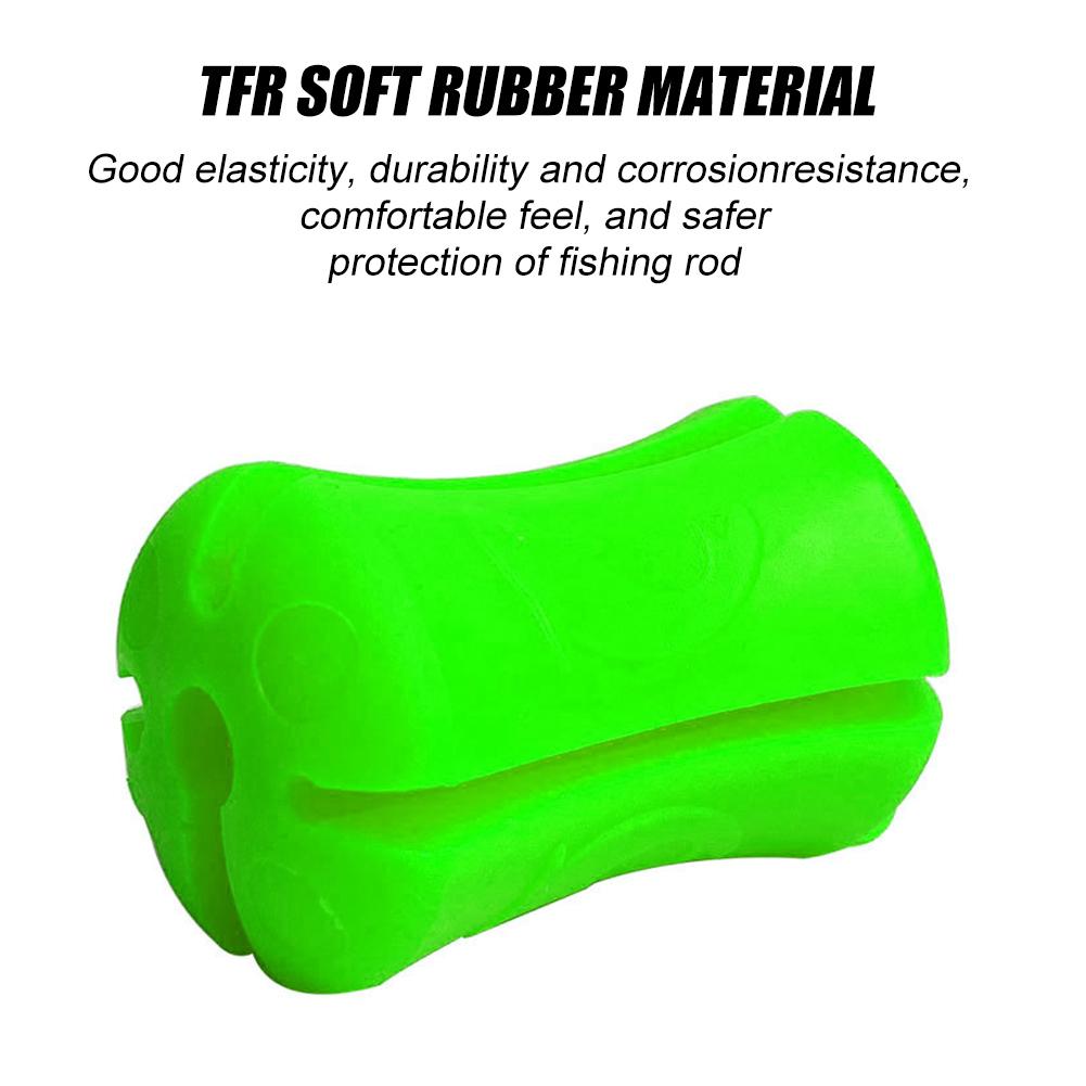 Fishing Rod Tie Fastener Multifunctional Fishing Rod Holder Protector Ball Anti-Collision Portable Reusable Binding Fishing Tool