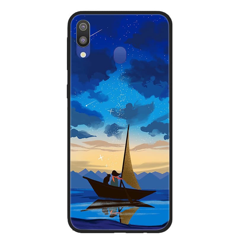 For Samsung Galaxy M20 M30 M30S Case Soft TPU Silicone Case For Samsung A40S M21 M30s M 30S M20 M30 Fashion Patterns Matte Case