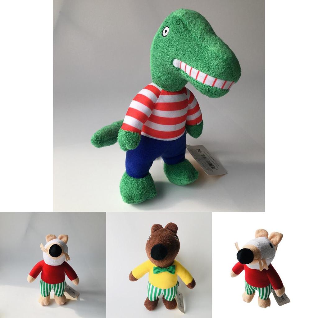 Handcrafted Maisy Mouse Plush Toy Set Featuring Adorable Crocodile Elephant Squirrel And Yellow Bird For Kids And Collectors