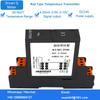 Intelligent Thermal Resistance temperature transmitter signal isolation module Pt100 thermocouple to current voltage 485