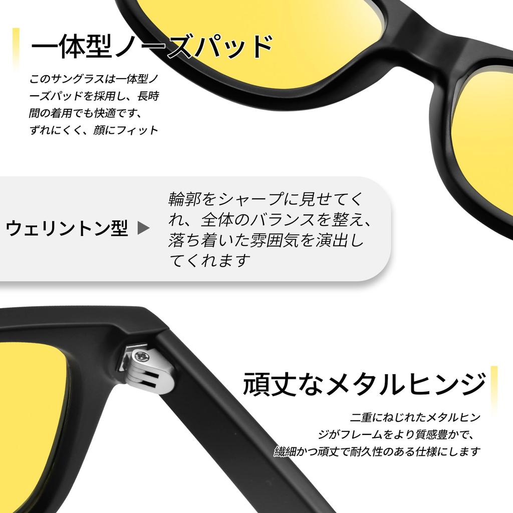 Joopin Sunglasses for Men and UV400 Wellington and Mountaineering Women, Driving, Sports, Protection, Style, Fishing, Golf, (Matte Black/Photochromic)