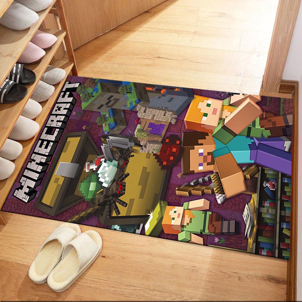 Minecraft 333 Area Rug Suitable for Kitchen Decorate room Living Rooms Entryway Anti-slip Rug Decorate Offices Spiritual Gift