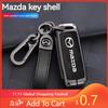 2025 Gorąca skórzana osłona kluczyka samochodowego Etui na kluczyk Do Mazda 2 3 6 Axela Atenza CX-5 CX5 CX-3 CX-7 CX8 CX-9 2016 2017 2018 2/3 Przyciski Auto