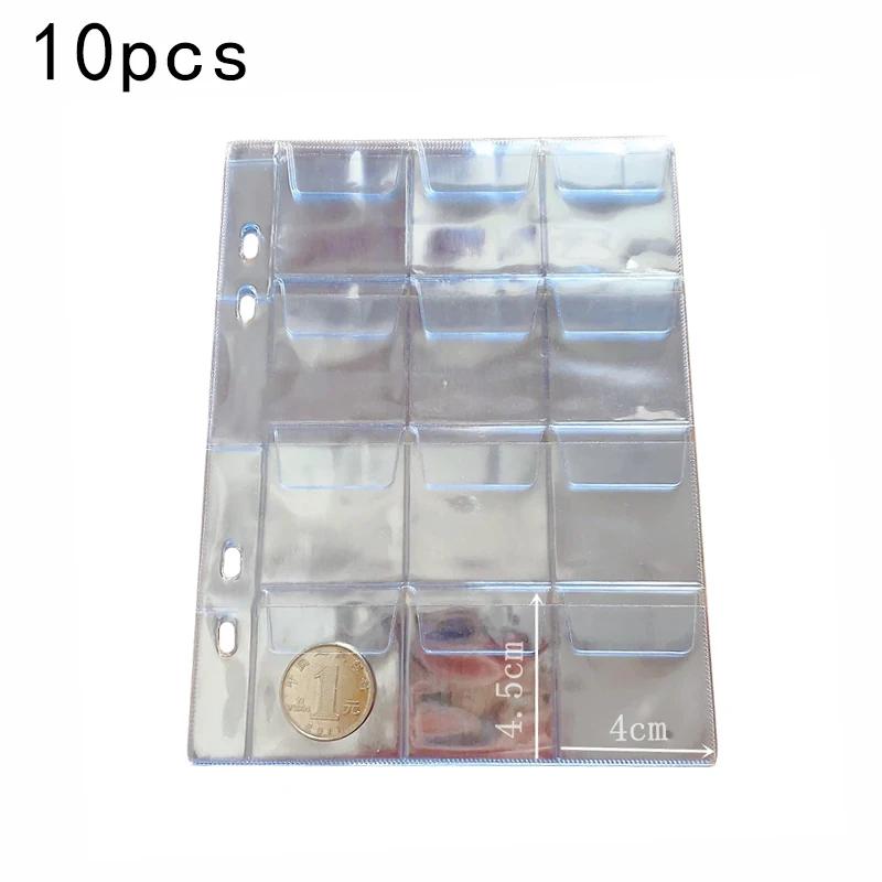 

Coin Collection Album-10/20 Pages 120/360 Pockets Coin Storage For Collectors, U.S.Pennies Dimes Nickels Quarters, Small Badges