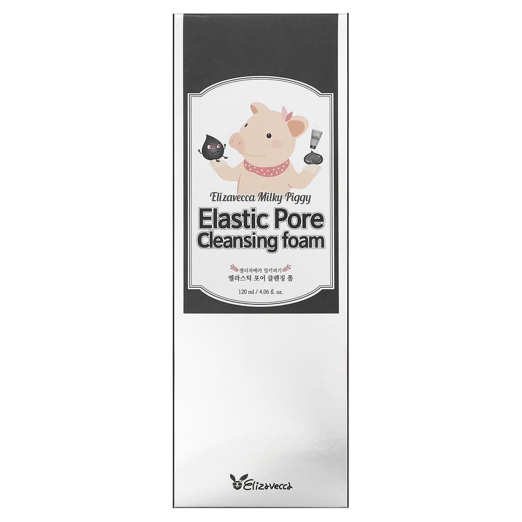 Elizavecca Elizavecca Milky Piggy, Elastic Pore Cleansing Foam, 120 Ml (4.06 Fl Oz)