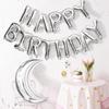 Cuttlefish Purple Star and Moon Theme 47-Piece Birthday Balloon Party Background Decoration Photo Setup Kit