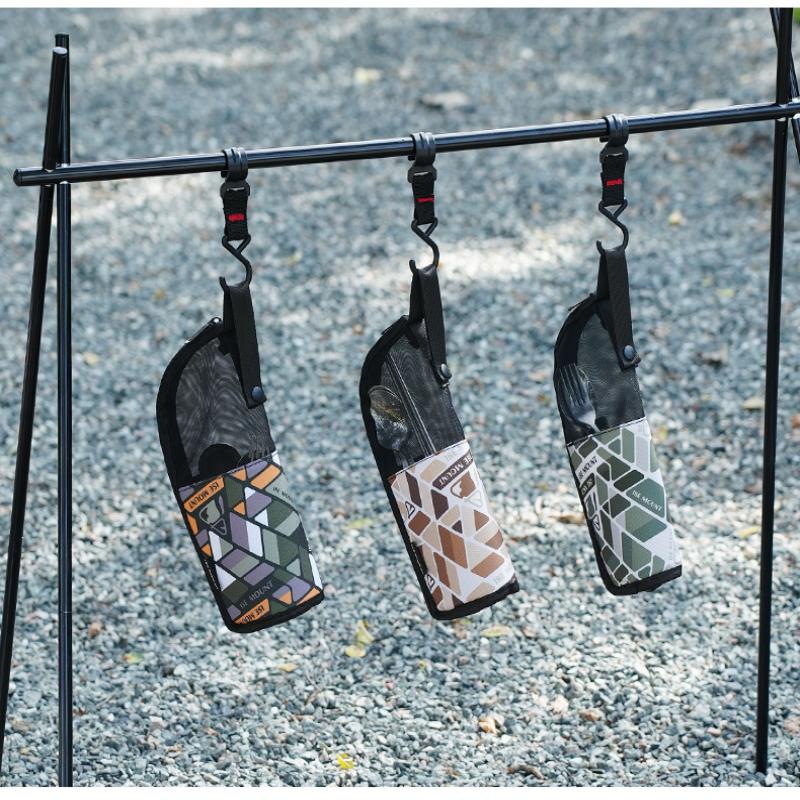 Camping Tableware Storage Bag Portable and Waterproof for Outdoor Cookouts