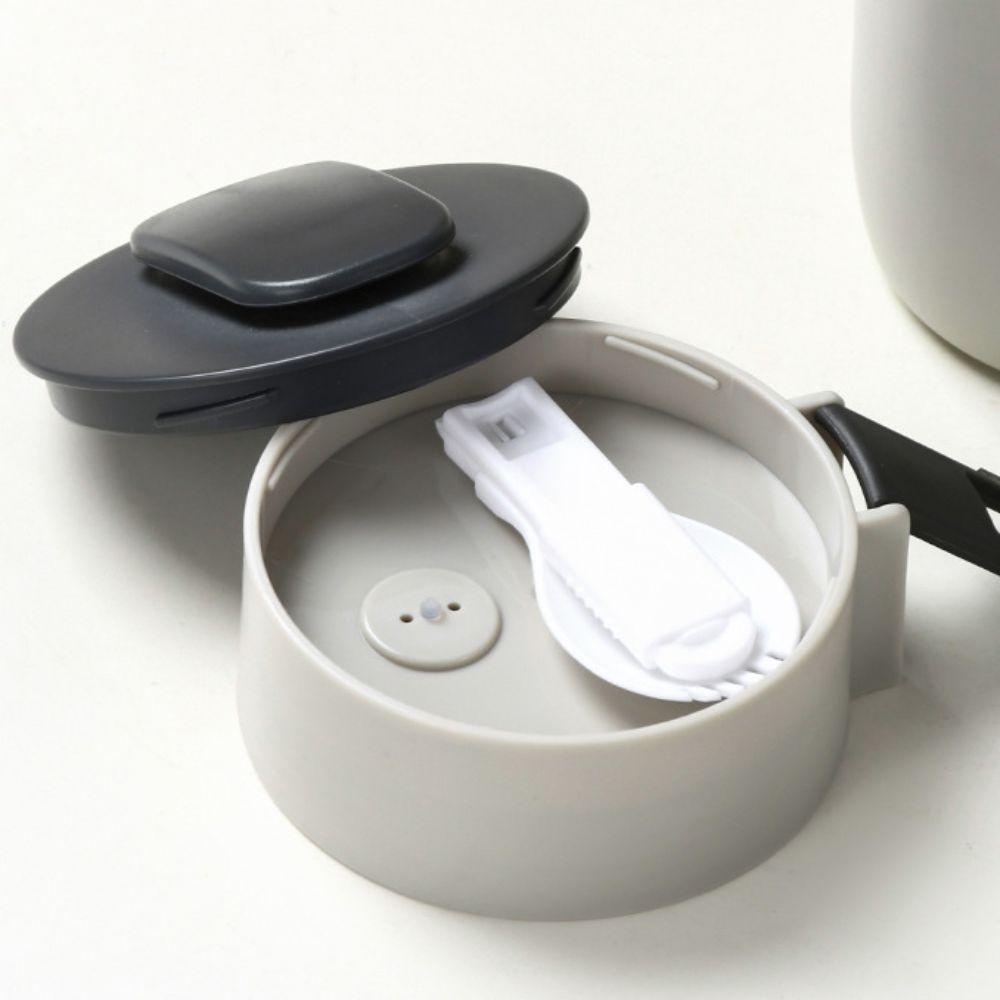 Removable Liner Insulated Breakfast Cup Double Layer with Spoon Insulated Soup Cup Sealed Leakproof Thermal Food Container