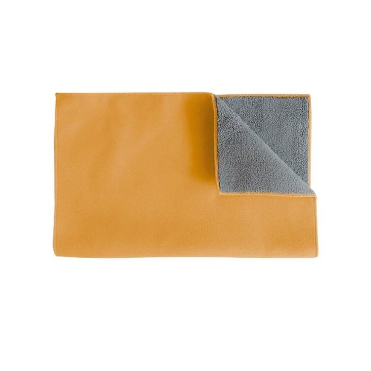 

Chamois Leather Cloth Non Lint Cleaning Tool For Car And Electronics High Water Absorption Washing Rag S жёлтый