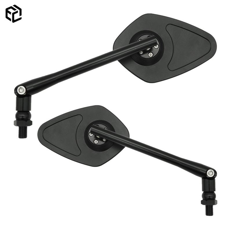 For BMW R18 Motorcycle Accessories Side Universal Foldable Mirror Modified Blue Glass CNC Aluminum Handlebar End Bar Mirror
