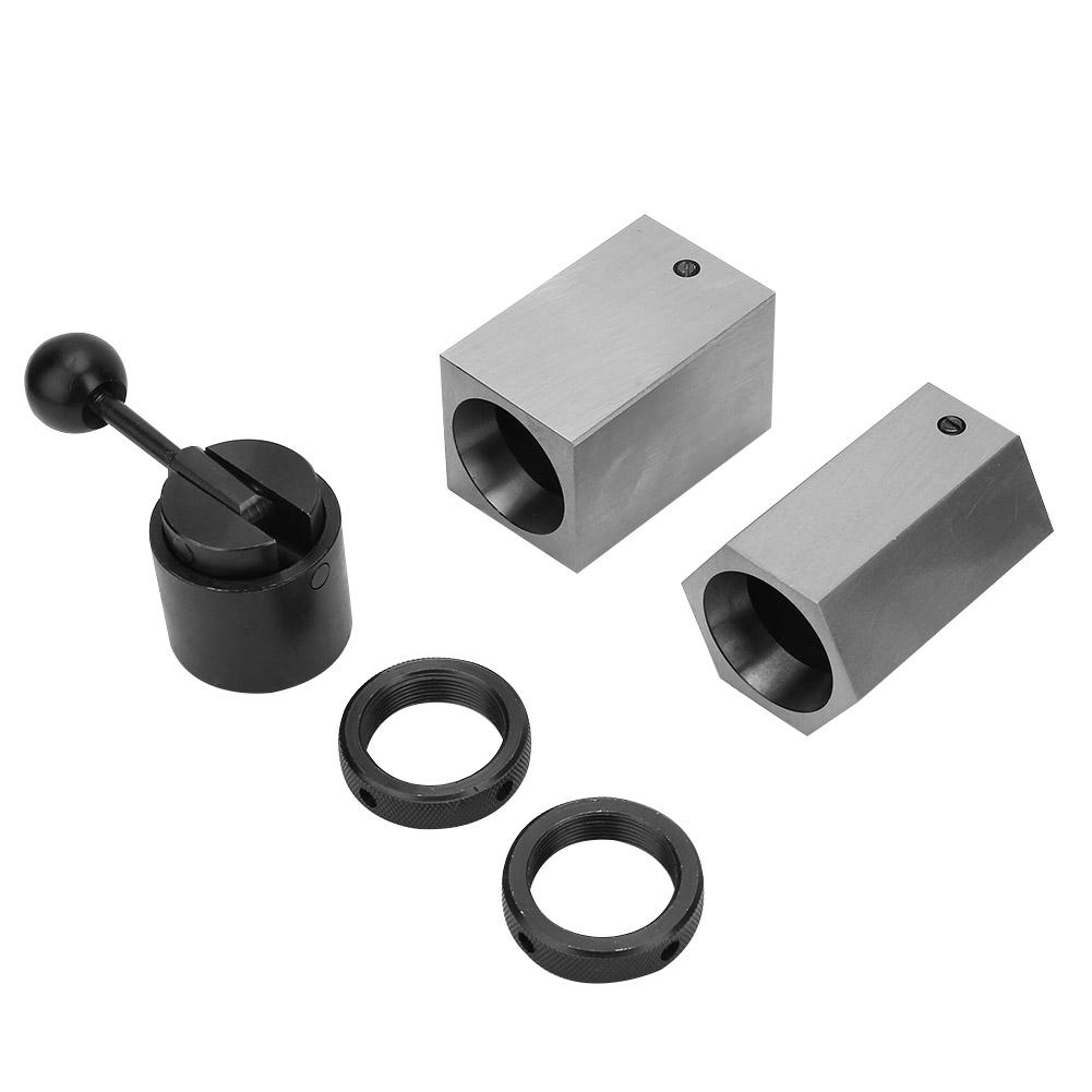 5C Collet Block Set Hex Square Rings & Collet Closer Holder For Milling Machines Lathes