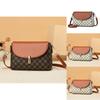 Fashionable Pu Small Square Shoulder Bag For Women With Unique Color Block Designs