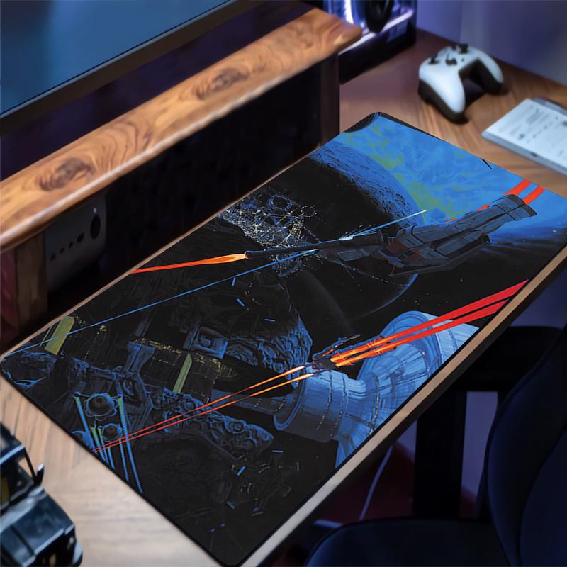 Mousepad Mechanical Warrior RX Gundam Rubber Keyboard Pad Non Slip Desk Mouse Mat HD Desk Mat Gaming Mouse Pad Extended Pad