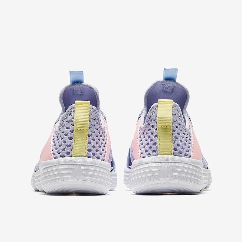 Anta Kids Trendy Fashion Comfortable Versatile Outdoor Beach Shoes Men Sandals Cold-Purple Ice-Cream-Pink Frozen-Blue A322426906-6