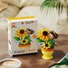 Cross-Border Compatible Mini Building Blocks: Rose Flower, Insect, Succulent Potted Plant Puzzle Toy for Girls