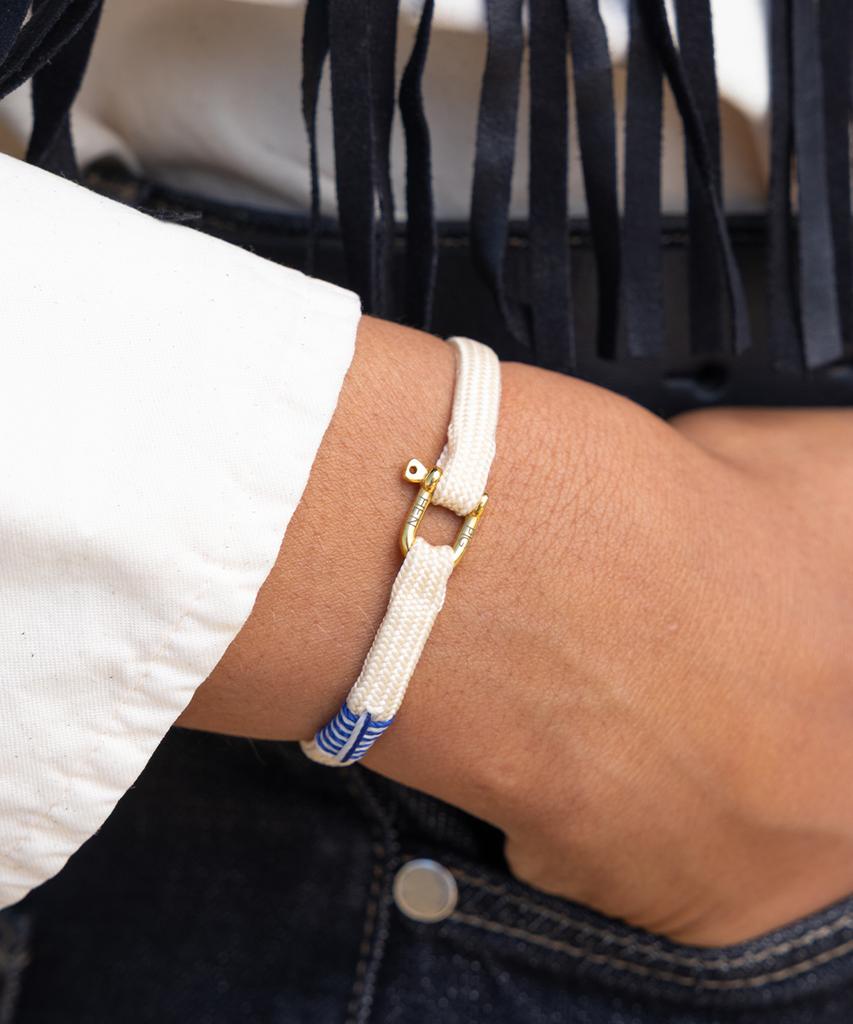 Pig&Hen (Women'S) Frankie Bracelet - Ivory X Gold