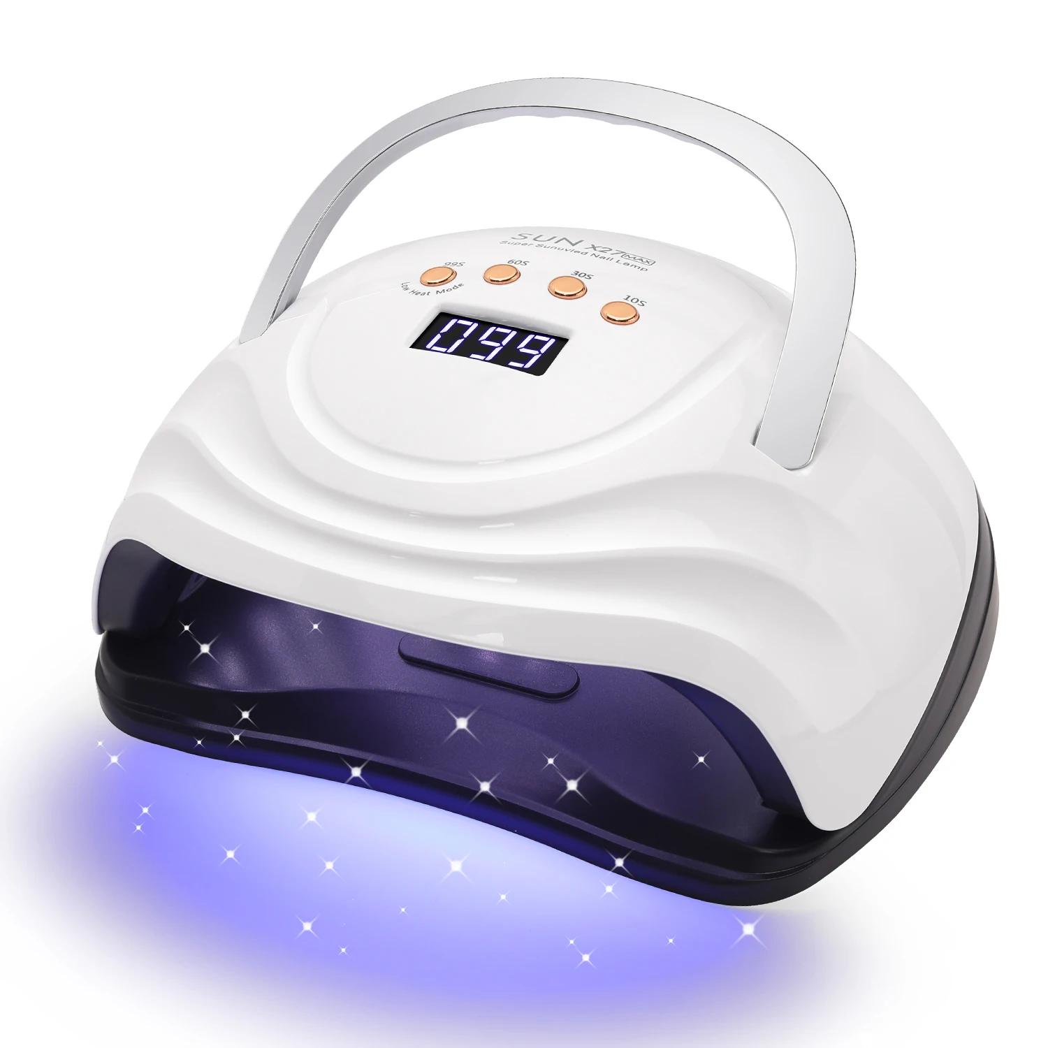 

SUN X26 MAX Профессиональная лампа для сушки ногтей для маникюра 380 Вт Машинка для сушки гель-лака с автоматическим датчиком УФ-светодиодная лампа для ногтей US