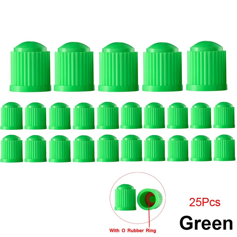 10-100Pcs Tire Valve Caps Plastic Car Tire Stem Dust Covers Universal Valve Caps For Cars Bicycle Trucks Motorcycles Valve Stems 1