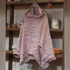 Women Vintage Hooded T-Shirts Solid Color Long Sleeve Spring Casual Loose Women Soft T-Shirts