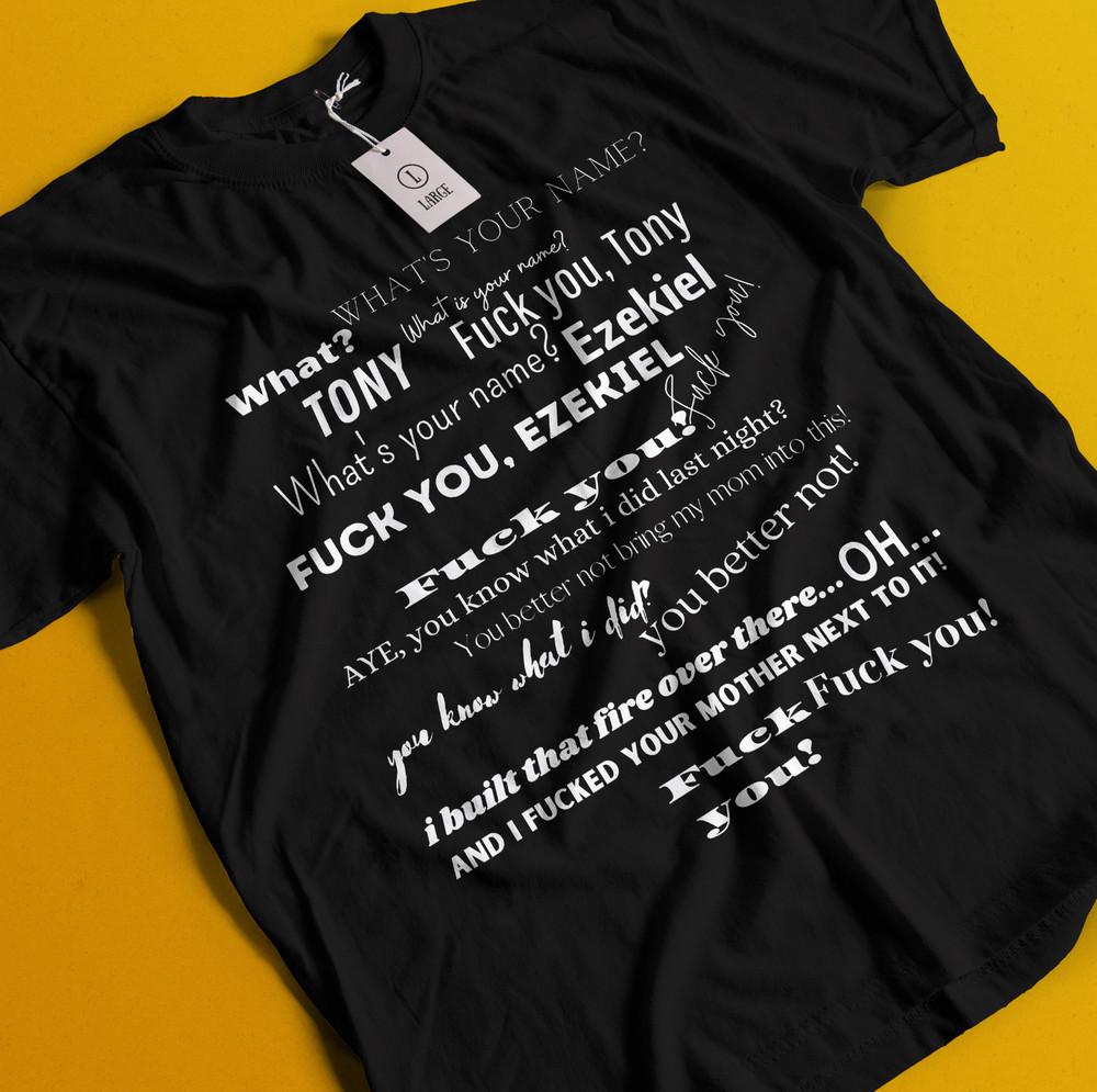 

Meme Shirt What is Your Name Tshirt Funny Memes T-Shirt Viral Ezekiel Tee Famous 2XL