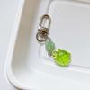 Colorful Jelly Pineapple Turtle Charm Keychains Drip Gum Retro Turtle Pendant Keyring Hanging Ornament Pendant Accessories Gift