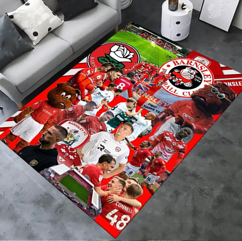 Barnsley Fc Carpet Rug For Living Room Bedroom Home Sofa Decorationkids Play Nonslip Floor Mat