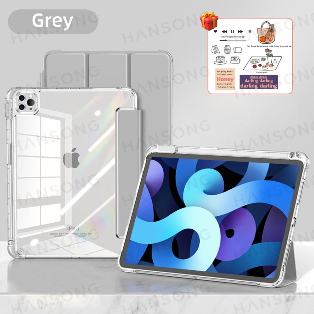 

For ipad A16 11th case For Air 11 M3 M4 Air 13 M4 10th Gen 10.9 7 8 9th 10.2 Air4 5 Pro 11 12.9 13 M4 M5 5 6th 9.7 mini6 7 Cover Air 13 M3 2025 сірий