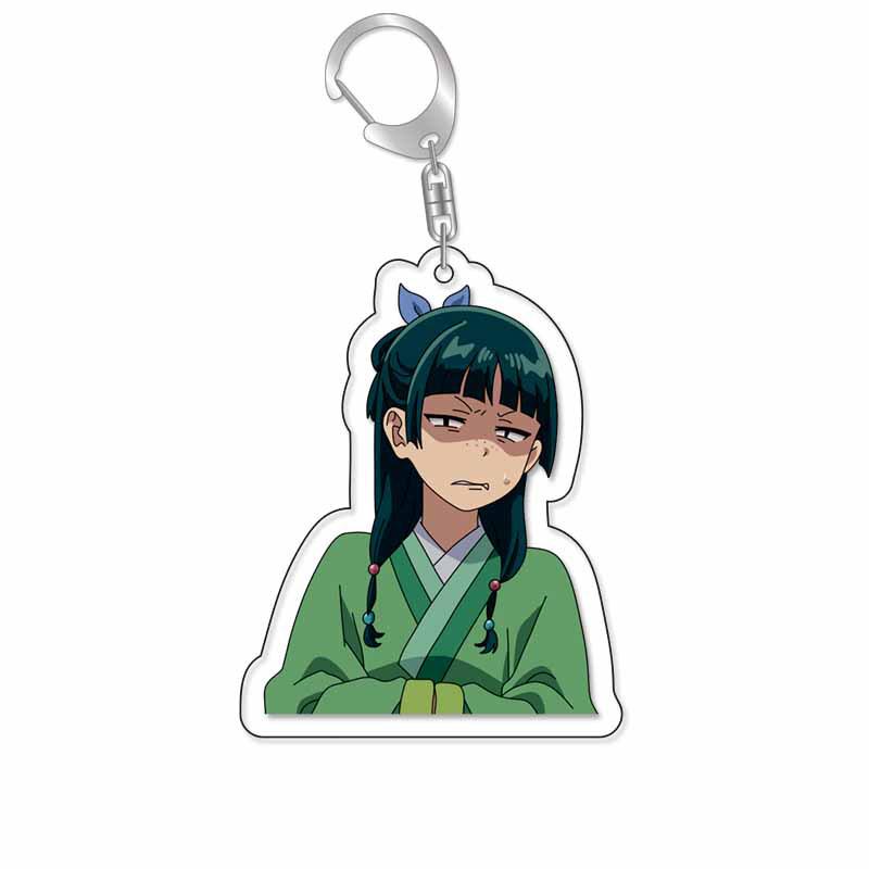 The Apothecary Diaries Acrylic Keychain: Cat Characters - Gaoshun, Jinshi & Gyokuyouhi Pendant