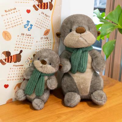 New Cute Otter Doll Plush Toy Birthday Gift Doll Throw Pillow Super Soft Girl Doll