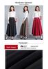 Plus Size Irregular Wide-Leg High-Waisted Korean Style Drape Skirt-Pants for Women - Spring & Summer