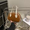 Trendy Korean Style Large Capacity Color Block Shell Bag For Stylish Women In Spring