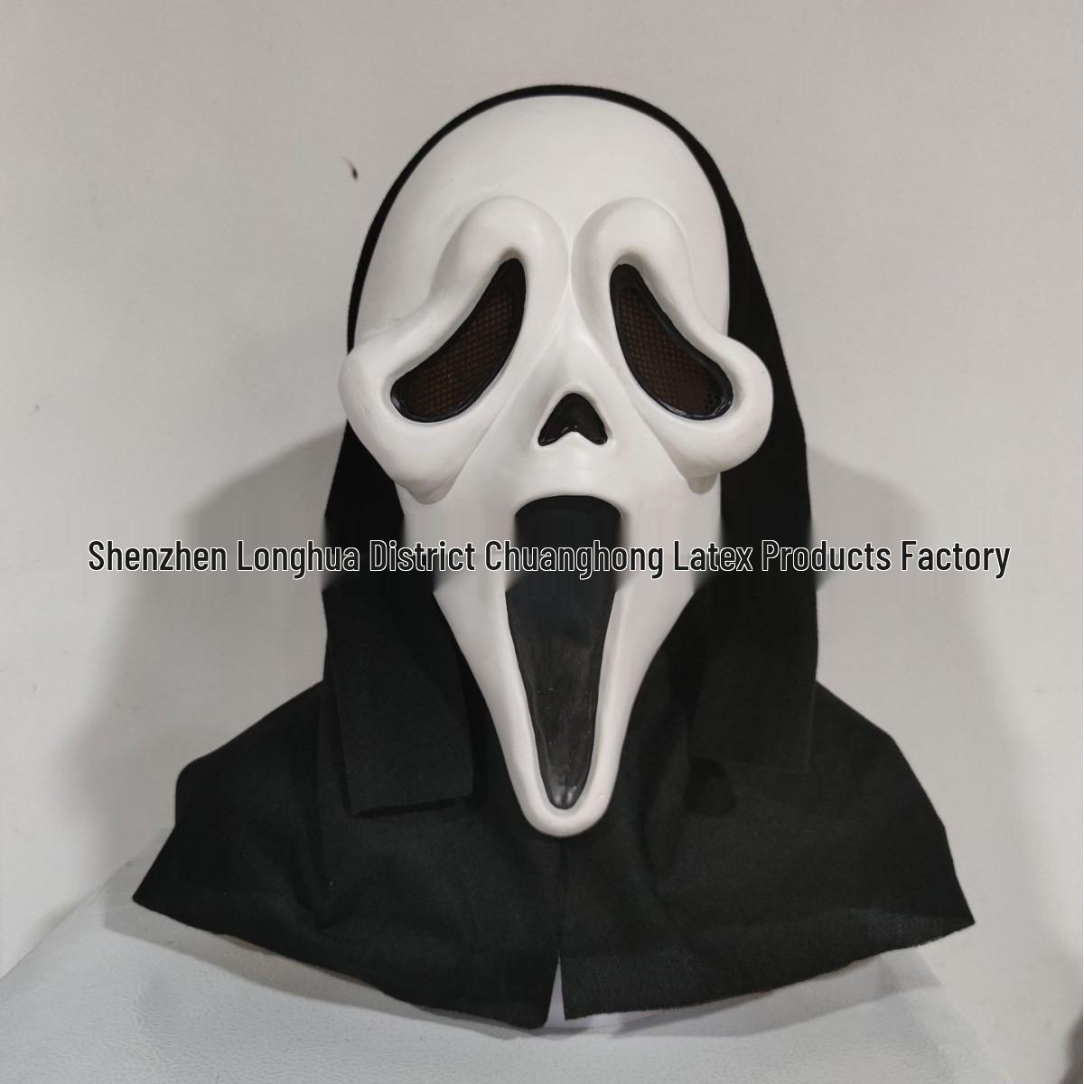 Scream 6 Ghost Face Skull Mask - Halloween Thriller Latex Headgear