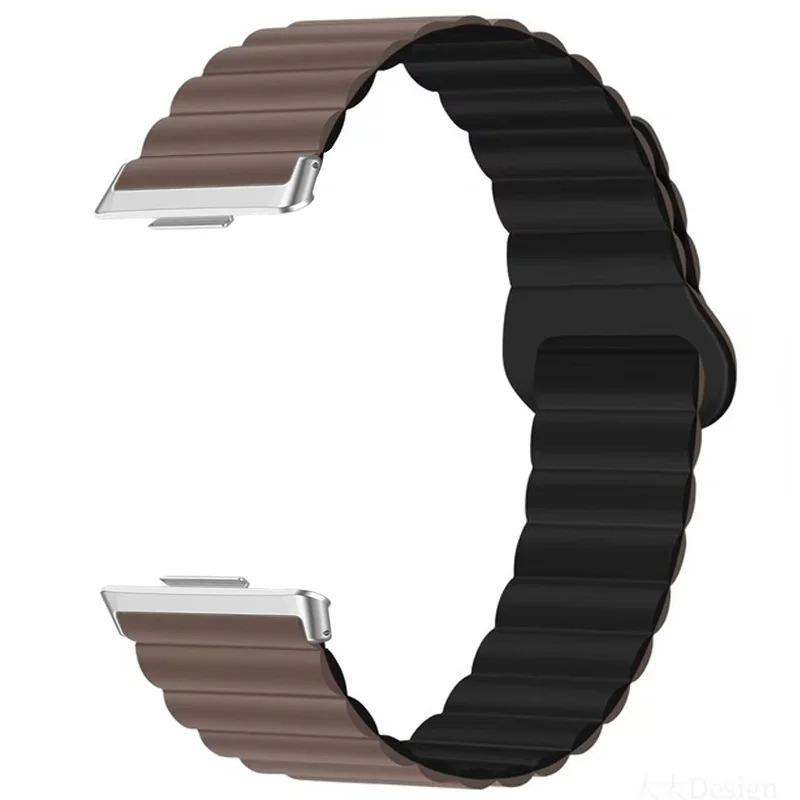 Silicone Sport Watchband For Huawei Watch Fit 4 Fit 4Pro Fit 3 Magnetic Loop Bracelet For Huawei Watch Fit3 Smartwatch Wristband