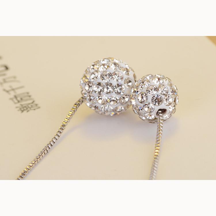 Fashion Elegant Temperament Set Chain Double Necklace Female Single Layer Short Sweater Chain Collarbone Chain Gift for Girlfriends