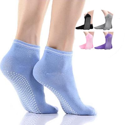 4 Pairs  Slip Socks Non  Slipper Yoga Trampoline Socks With Grips Sticky Home  Athletic Socks For Adult Women