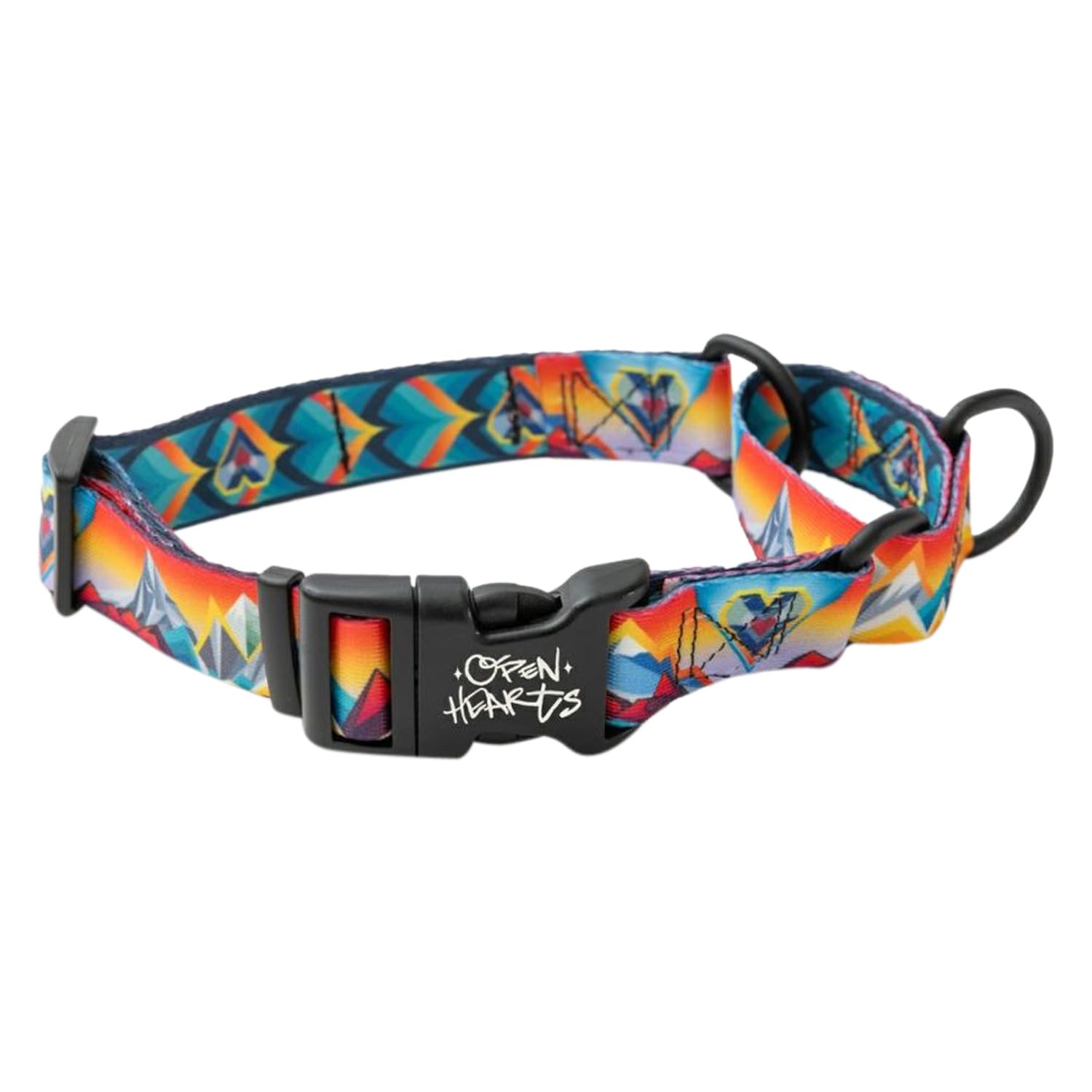 

WOLFGANG MountainVibes MARTINGALE Half Choke Size Wide x Neck Circumference Medium Collar, M, 2.5cm 35-45cm [For Dogs]