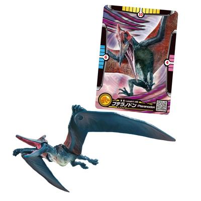 TAKARA TOMY Ania Jurassic World Pteranodon Ania Animal de Luptă Jucărie Dinozaur pentru vârste de 3 ani și peste (cu Card)