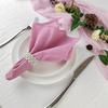 Set of 4 Cotton Linen Dinner Napkins 40x40cm Heavy Cloth Fabric Table Placemats Washable Durable For Party Holiday Wedding Decor