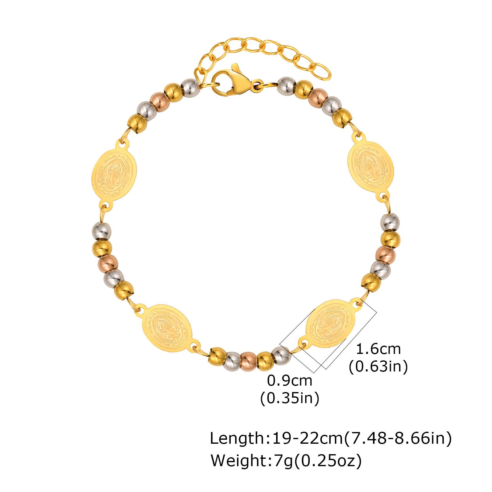 Fashion Personality Accessories Stainless Steel Notre Dame Gold Br-2418