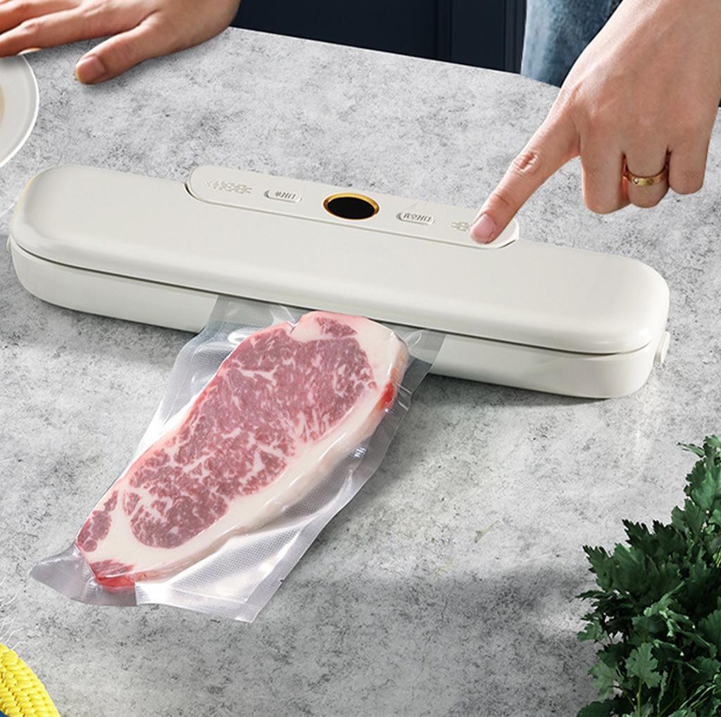 Vacuum Sealing Machine- Vacuum Sealing Machine Automatic Sealing System With 5 7.8x9.8in And 5 4.7x7.8in Heating Bags For Food Storage And Preservatio