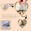 New Colorful Fairy Angel Art Flower Suncatcher Stained Window Hanging Heart Shape Acrylic Pendant For Home Garden Yard Ornament