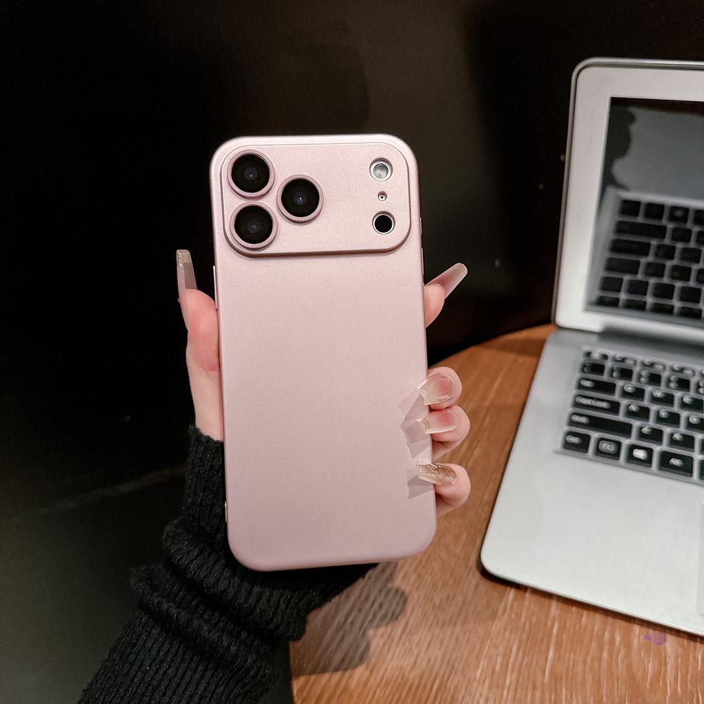Matte Alles-inclusief Lensbeschermhoes Voor iPhone 17 Air 16 15 14 13 12 11 Pro Max Plus Mat Glas Camera Schokbestendige Hoes
