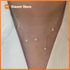 S925 Sterling Silver Necklaces For Women Simple Chain Fashion Minimalist Pendant Necklaces Gold Zircon Birthday Gift
