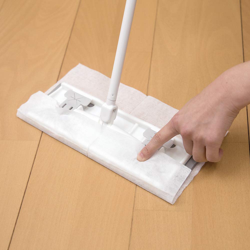 Azuma Bodenwischer kann sowohl mit Tüchern als auch mit Socken verwendet werden Wischbreite Stiellänge ausziehbar kann verwendet werden, um Ihre eigenen Tücher oder Socken zu befestigen FL267
