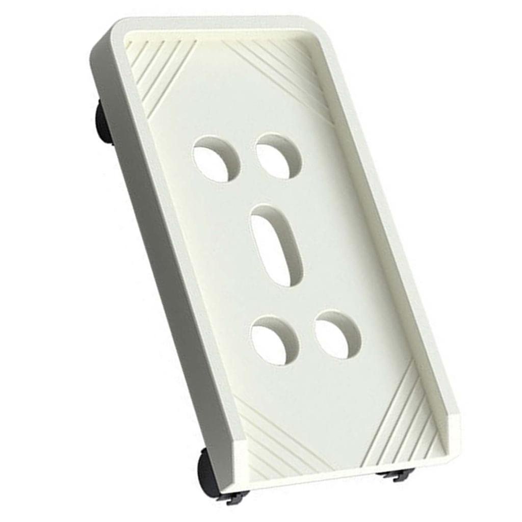 Mobile Computer Tower Stand Thicken Universal Rolling PC Stand with Heat Dissipation Hole for Office Universal Wheel