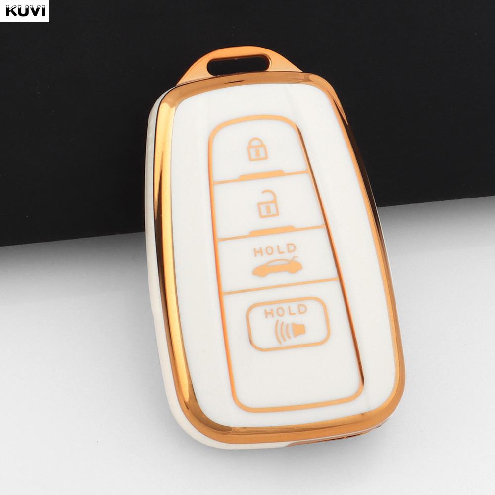 

Kuvi 4 Buttons Tpu Remote Car Key Case Cover For Toyota Chr Camry Corolla Rav4 Highlander C-Hr Prius Land Cruiser Prado