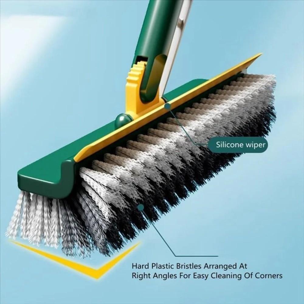Plastic Floor Scrub Brush Rotating Sweeping Artifact High Quality Broom Brush  Windows