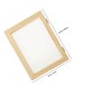 Holz-Papierherstellungsrahmen DIY Bastelform Siebmaschen-Werkzeug Handgemachtes Papier-Set Pädagogisches Umweltwissenschafts-Set