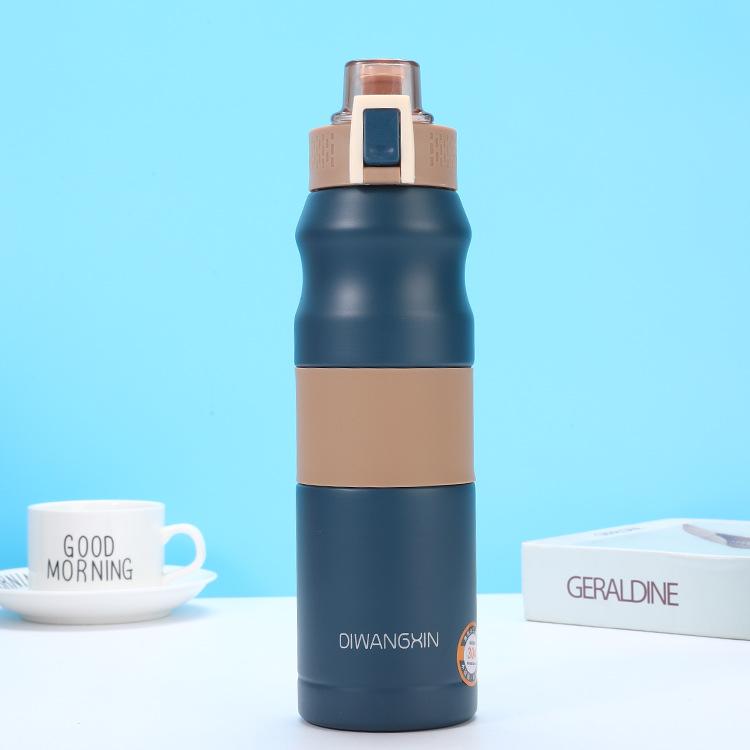 Vaso Térmico Deportivo de Acero Inoxidable 304 para Niños 680ml Botella de Agua Aislada Portátil para Exteriores para Niños Vuelta al Cole