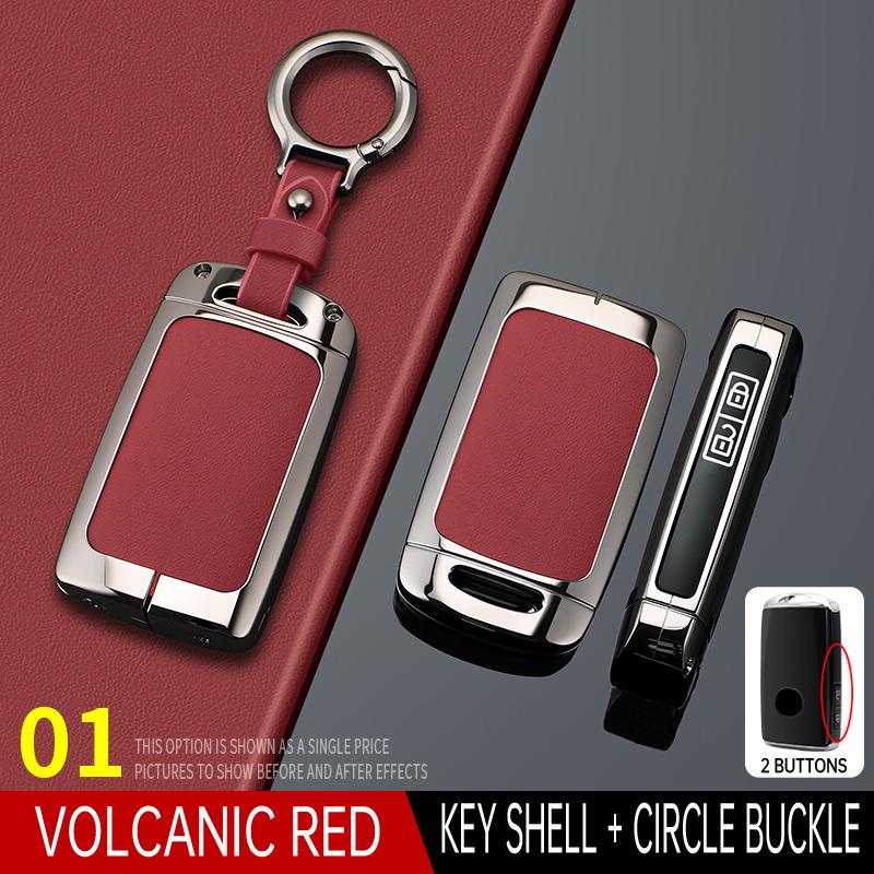 Mazda 3 Key Case with Angkesaila Buckle for CX4/CX5/Atz/CX30 - High-End Shell Bag for Men and Women